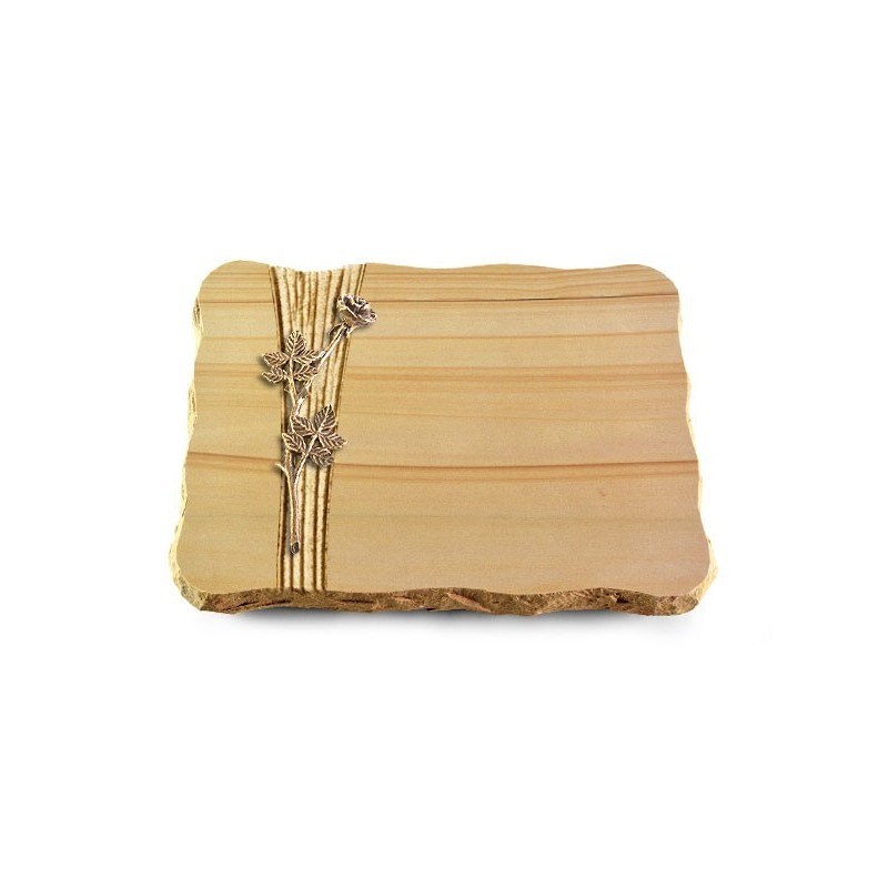 Grabplatte Woodland/Strikt Rose 9 (Bronze)