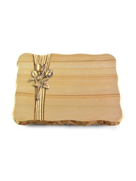 Grabplatte Woodland/Strikt Rose 11 (Bronze)