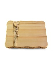 Grabplatte Woodland/Strikt Rose 12 (Bronze)