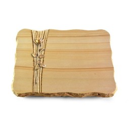 Grabplatte Woodland/Strikt Rose 12 (Bronze)