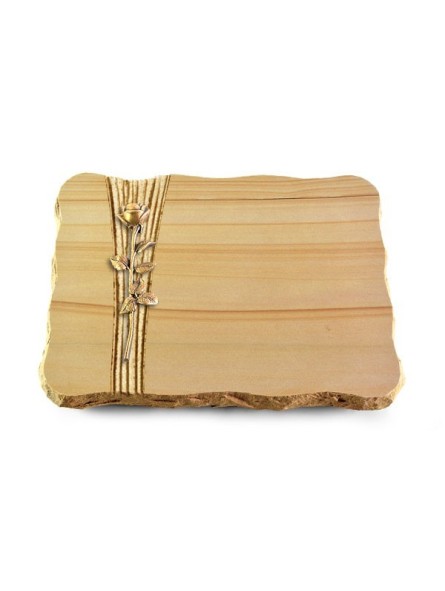 Grabplatte Woodland/Strikt Rose 12 (Bronze)