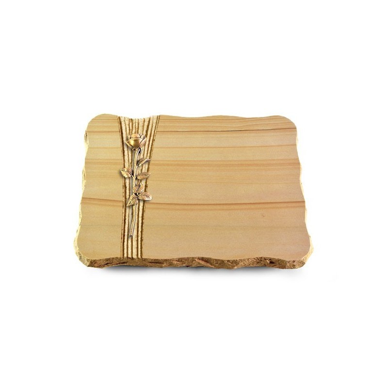 Grabplatte Woodland/Strikt Rose 12 (Bronze)