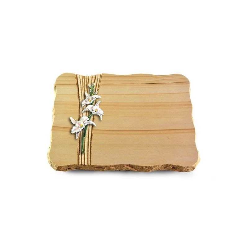 Grabplatte Woodland/Strikt Orchidee (Color)