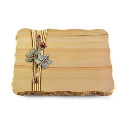 Grabplatte Woodland/Strikt Rose 5 (Color)