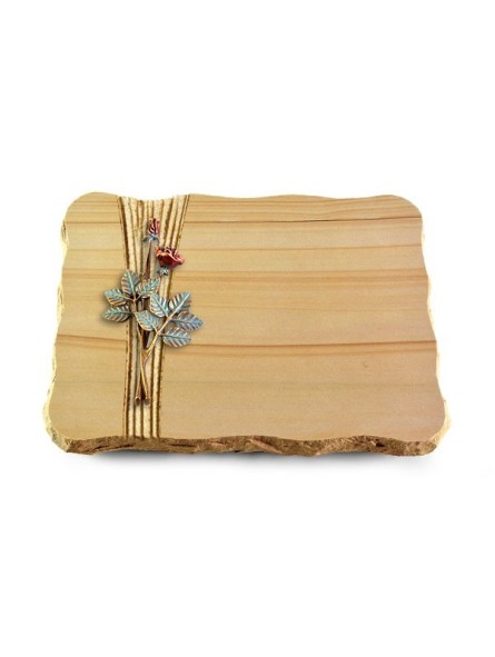 Grabplatte Woodland/Strikt Rose 5 (Color)