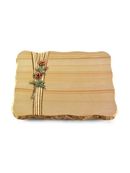 Grabplatte Woodland/Strikt Rose 6 (Color)