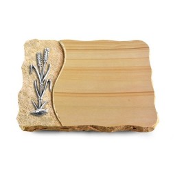 Grabplatte Woodland/Wave Ähren 2 (Alu)