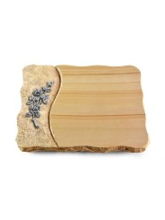 Grabplatte Woodland/Wave Rose 5 (Alu)