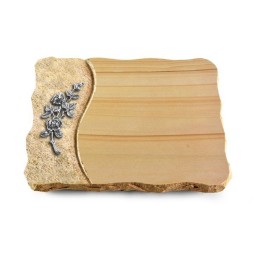 Grabplatte Woodland/Wave Rose 5 (Alu)