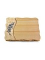 Grabplatte Woodland/Wave Rose 5 (Alu)