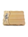 Grabplatte Woodland/Wave Rose 8 (Alu)