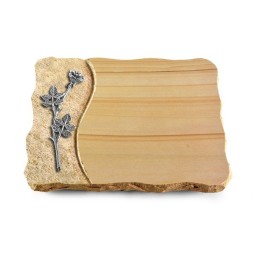 Grabplatte Woodland/Wave Rose 9 (Alu)