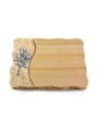 Grabplatte Woodland/Wave Rose 11 (Alu)