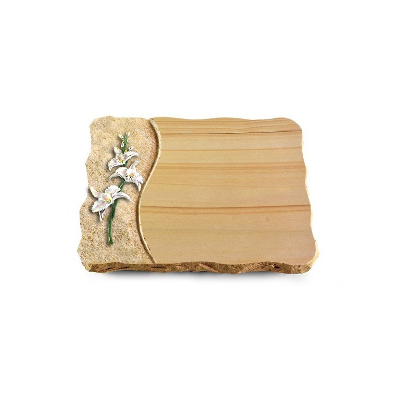 Grabplatte Woodland/Wave Orchidee (Color)