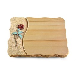 Grabplatte Woodland/Wave Rose 2 (Color)