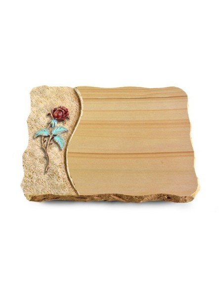 Grabplatte Woodland/Wave Rose 2 (Color)