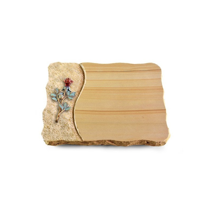 Grabplatte Woodland/Wave Rose 7 (Color)