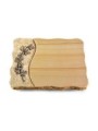 Grabplatte Woodland/Wave Efeu (Bronze)