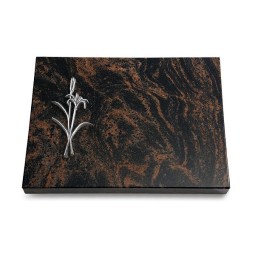 Grabtafel Aruba Pure Lilienzweig (Alu)