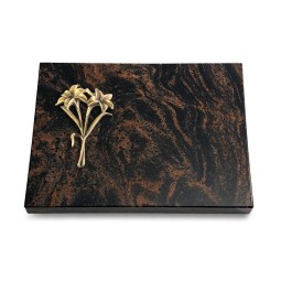 Grabtafel Aruba Pure Lilie (Bronze)
