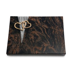 Grabtafel Aruba Delta Herzen (Bronze)