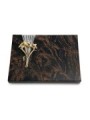 Grabtafel Aruba Delta Lilie (Bronze)