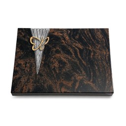 Grabtafel Aruba Delta Papillon (Bronze)