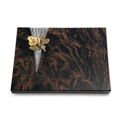 Grabtafel Aruba Delta Rose 3 (Bronze)