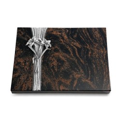 Grabtafel Aruba Strikt Lilie (Alu)