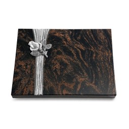 Grabtafel Aruba Strikt Rose 3 (Alu)