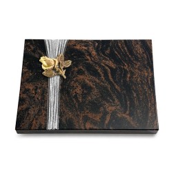 Grabtafel Aruba Strikt Rose 3 (Bronze)