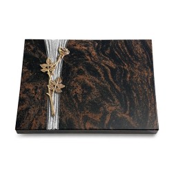 Grabtafel Aruba Strikt Rose 9 (Bronze)