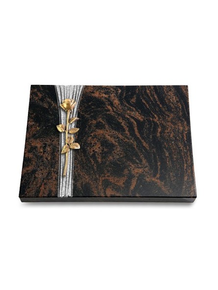 Grabtafel Aruba Strikt Rose 12 (Bronze)