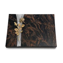 Grabtafel Aruba Strikt Rose 13 (Bronze)