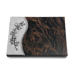 Grabtafel Aruba Wave Efeu (Alu)