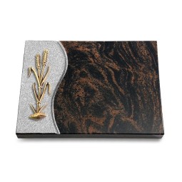 Grabtafel Aruba Wave Ähren 2 (Bronze)