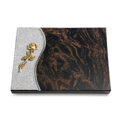 Grabtafel Aruba Wave Rose 7 (Bronze)