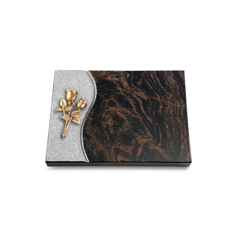 Grabtafel Aruba Wave Rose 11 (Bronze)