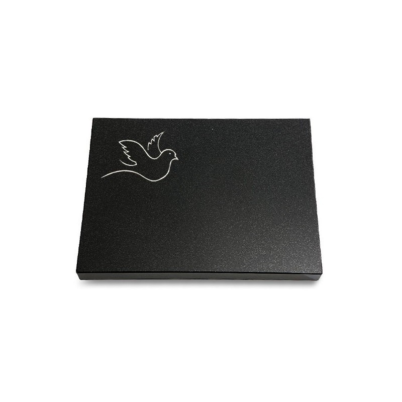 Grabtafel Indisch Black Pure Taube 2