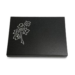 Grabtafel Indisch Black Pure Zweig 2