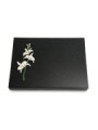 Grabtafel Indisch Black Pure Orchidee (Color)