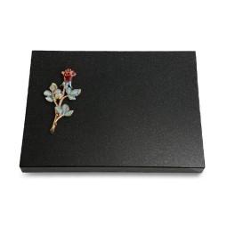 Grabtafel Indisch Black Pure Rose 7 (Color)