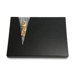 Grabtafel Indisch Black Delta Maria (Bronze)
