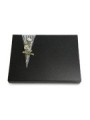 Grabtafel Indisch Black Delta Rose 8 (Color)