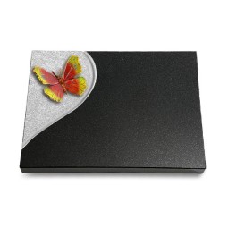 Grabtafel Indisch Black Folio Papillon 2 (Color)