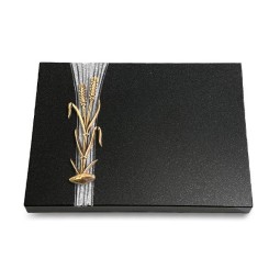 Grabtafel Indisch Black Strikt Ähren 2 (Bronze)