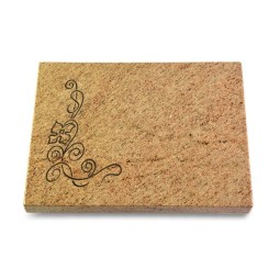 Grabtafel Kashmir Pure Blume 2