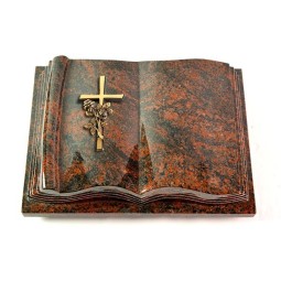 Grabbuch Antique/Aruba Kreuz/Rose (Bronze)