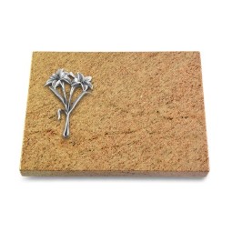 Grabtafel Kashmir Pure Lilie (Alu)