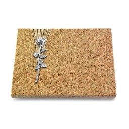 Grabtafel Kashmir Delta Rose 12 (Alu)